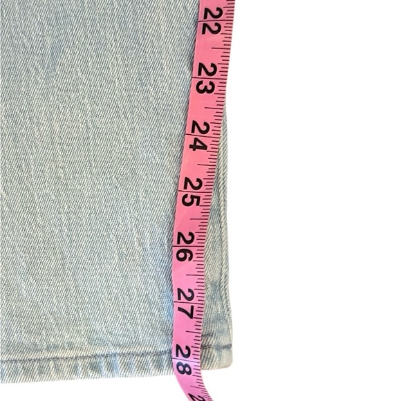 Women’s Madewell 90’s High Rise Straight Jeans Size 33P NWT Light Wash - Picture 6 of 8